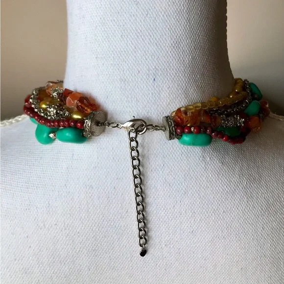 Boston Proper 7 Strand Twisted Necklace - Picture 2 of 9